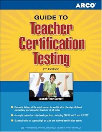 Teacher-Certification-Tests-6E--Arco-Master-the-Teacher-Certification-Tests- Ebook Kindle Editon